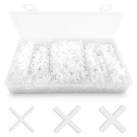 Tile Spacers 2 mm 3 mm 5 mm Cross Shaped Plastic Spacers White Pack of 1000