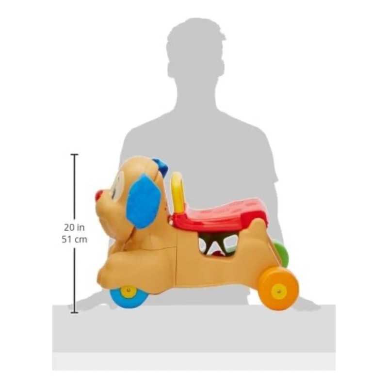 Andadera Para Bebés Fisher-price Perrito Camina Conmigo Multicolor (Usado)