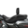 TCMT Black Front Rider Driver Backrest Pad Fit For Harley
