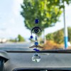 Blue Evil Eye Decor Angel Suncatcher, Evil Eye Charm Hanging