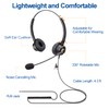 RJ9 Phone Headset for Office Phones with Noise Cancelling Microphone,
