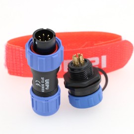 DRRI Weipu SP13 6 Pin Waterproof Male Plug Female Socket Type for Industrial Equipment Power Signal
