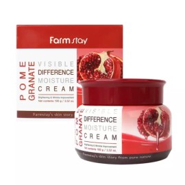 Farmstay 팜스테이 석류 비저블 디퍼런스 모이스처 크림 100g Farmstay Pomegranate Visible Difference Moisture Cream 100g