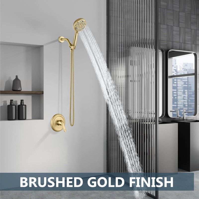 Aolemi Shower Faucet Set Rain Shower Head System Shower Trim