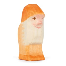Ostheimer - 25044 - Zwerg Orange, Holz, Handarbeit, 6,5cm x 3,3cm x 2,5cm