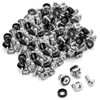 deleyCON Lock Nut and Screw Set, silver, MK3273