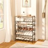 IBUYKE 6 Tier Shoe Rack, Large Capacity Shoe Storage Organizer
