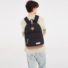 abshoo Classic Travel Backpack for Men and Women Middle High School Backpack for Teen Girls and Boys Bookbag (Black)