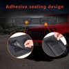 SKUNTUGUANG UTV Roll Cage Organizer, Cargo Rear Storage Bag for