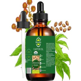 Aceite De Ricino Orgánico Certificado Usda 100 Puro                                                                                                   