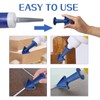 Caulking Tips 6pcs Caulk Gun Tips Blue Silicone Sealant Nozzles