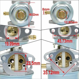 Replacement Parts For Carburetor Carb For Mi-T-M Cv-2400-4Mbc Chore Master 2400Psi Pressure Washer Mod-ZY5-4369