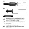 DAYUAN 3 Pcs 1/18'' to 3-1/2'' Exhaust Pipe Expander Tool