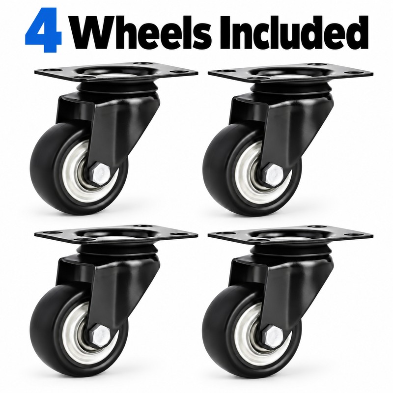 1.5 Inch Heavy Duty Caster Wheels Set of 4 –