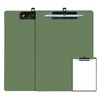 FRETONBA Clipboard with Pen Holder, 2 Pack Plastic Clipboard with