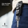 ALPAKA HUB Keychain: Key Organizer with Quick Release System -
