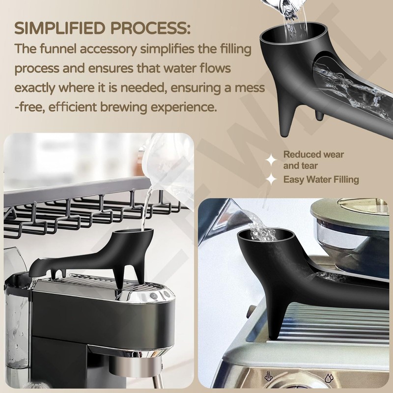 Coffee Machine Water Tank Access Funnel for Breville Esp-resso Machine,