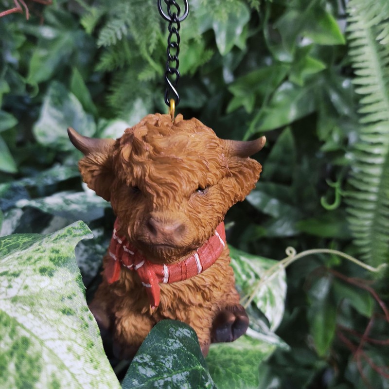 Vivid Arts - Highland Cow - Mini Hanging Ornament