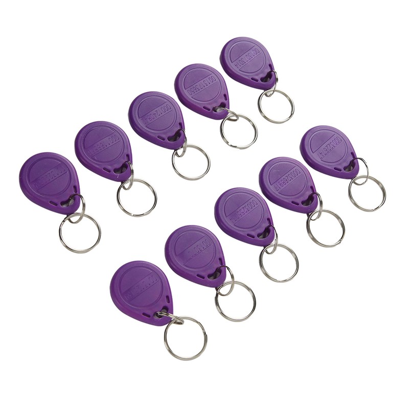 100PCS Door Lock Key Fobs 125KHz Read Only Smart Contactless
