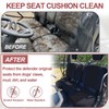 StarknightMT UTV Defender Seat Cover, Waterproof Dustproof Seat Covers Black