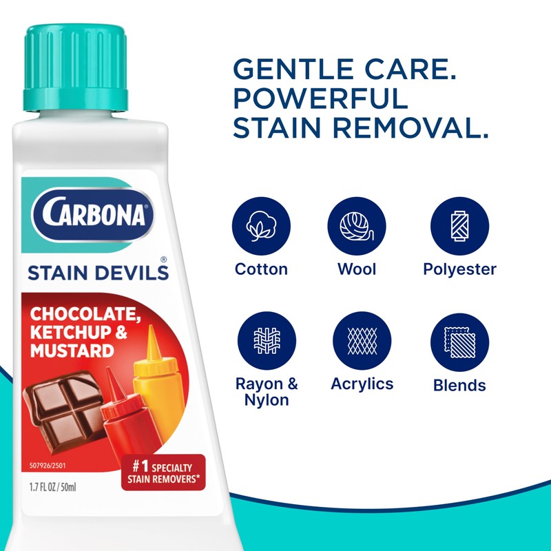 Stain Devils #2 Stain Remover, Ketchup, Mustard & Chocolate, 1.7-oz.