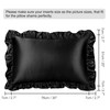 PiccoCasa Satin Pillowcases for Hair and Skin, Retro Silky Pillow