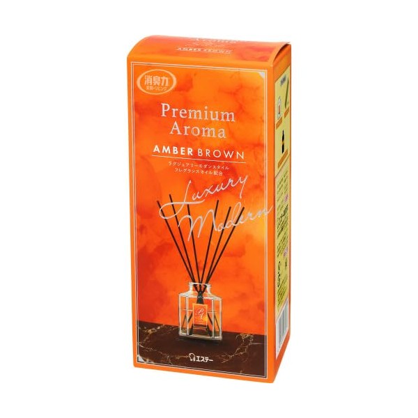 St SHOSHU-RIKI Premium Aroma Stick, Main Unit, Amber B, 1.7 fl oz (50 ml)