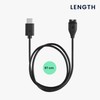 kwmobile USB Kabel Charger kompatibel mit Garmin Instinct 2 Solar/Instinct
