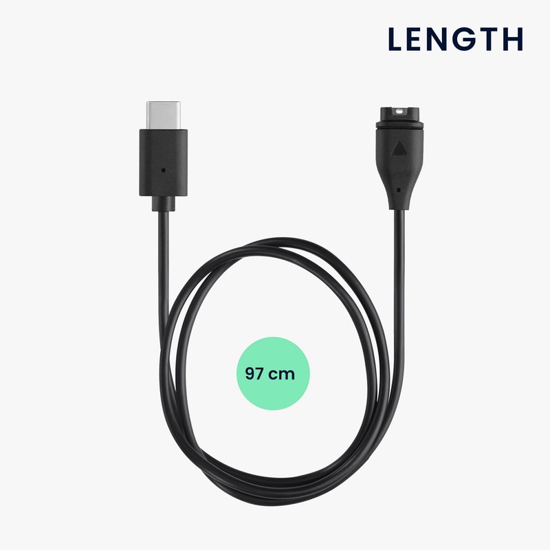 kwmobile USB Kabel Charger kompatibel mit Garmin Instinct 2 Solar/Instinct