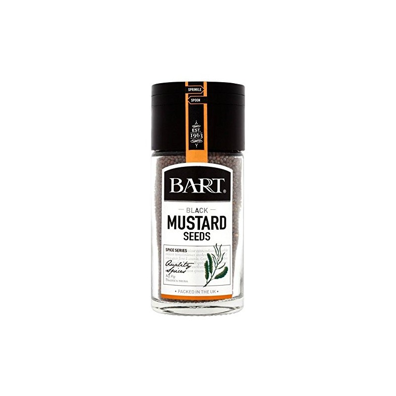 Bart Black Mustard Seeds (55g) - Pack of 6