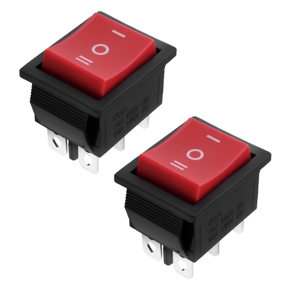 OTOTEC 2Pcs 6Pin 16A 250V AC Generator Start On Off