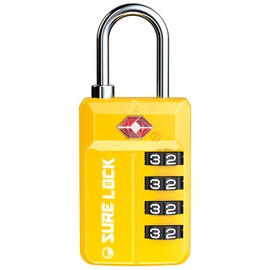 SURE LOCK Candados de Equipaje de Viaje Aprobados Por Tsa, Candado de Combinación de Alerta Abierta para Taquilla de Escuela, Oficina Y Gimnasio, Caja de Herramientas, Estuche Pelican, Diales de Fácil