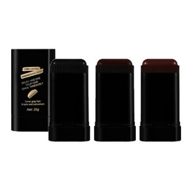 3 Pack Safe and Convenient Comb Hair Dye，Hair Color Stick for Gray Hair Coverage，3 Colors Waterproof and Sweatproof Hairdressing Wand，2 in 1 Instant Dye for Women & Men，0.71 Fl Oz Each