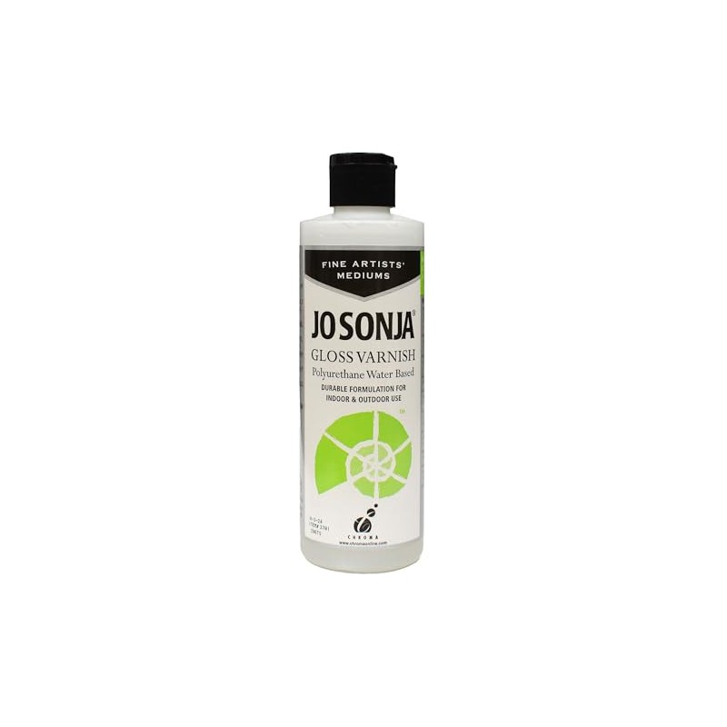 Jo Sonja Polyurethane Varnish Gloss - 8oz Bottle
