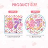 40PCS I Was 6 Now I'm 7 Decoration Pink 67