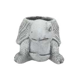 Comfy Hour 14" Turtle Planter for Indoor and Outdoor Plant, Ployresin, Spring in Garden Collection