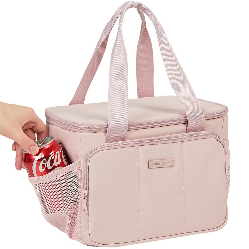 NISHEL Lunch Bag for Women, Insulated Leakproof Cooler Case with