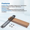 GeeekPi Vented 1U Blank Panel Metal Rack Bracket for DeskPi