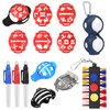 DESELL Golf Ball Line Markers (12 Piece Set), Convenient to