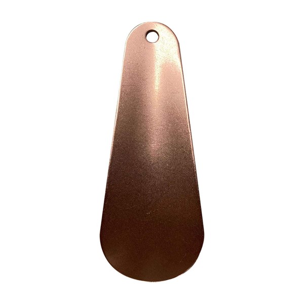 YAZAWA Super Antibacterial Pure Copper Shoe Horn, Total Length: 4.1 inches (105 mm), Thickness: 0.06 inches (1.6 mm)