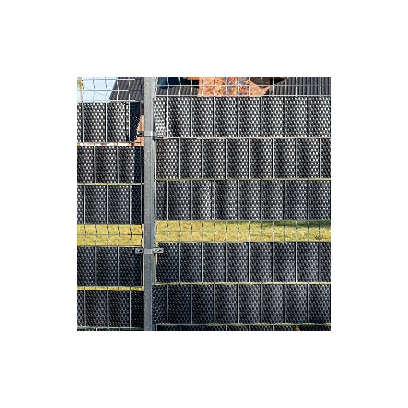 1 x Poly Rattan Privacy Screen Strips for Double Rod