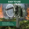MYFULLY Handheld Air Raid Siren | 110DB Aluminium Alloy Crank