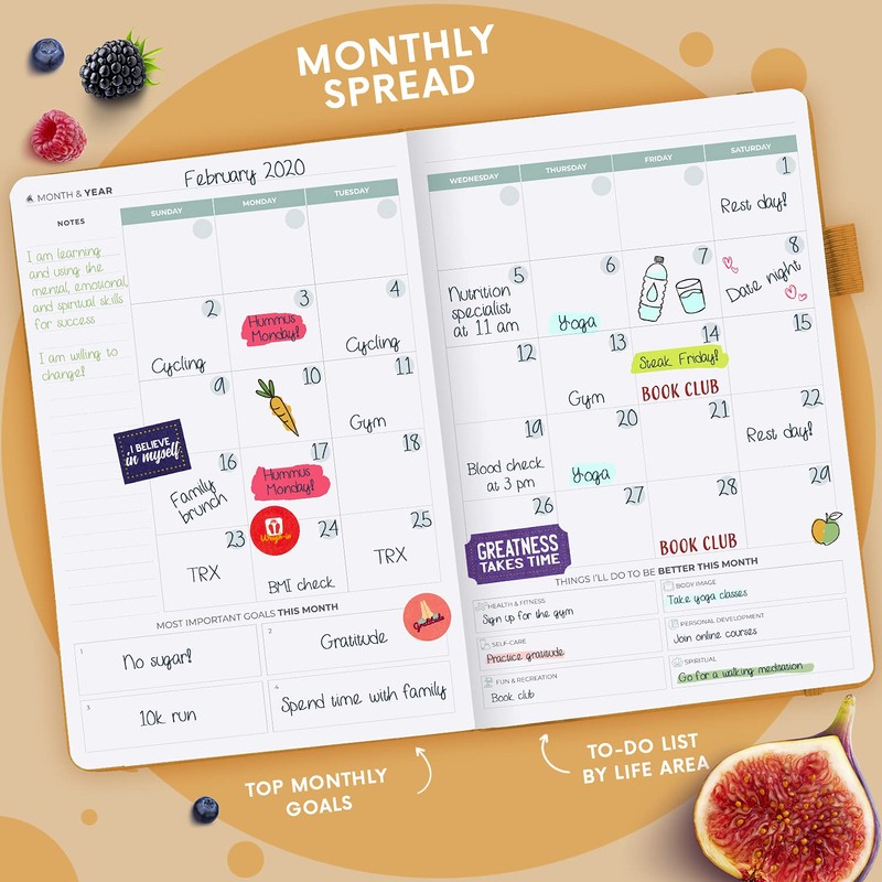 Clever Fox Wellness Journal – Weekly & Daily Health and