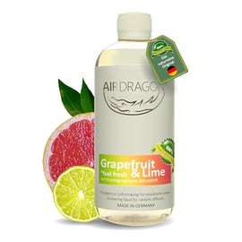 AIRDRAGON AIRDRAGON GRAPE & LIME - katalytischer Raumduft ohne knstliche Duftstoffe - natrlicher Raumduft mit naturreinem ?therischem Duft-?l fr jede katalytische Lampe 200 ml - Made in Germany