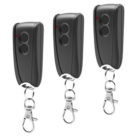 Garage Opener Remote Control 433.92MHz for EcoStar RSC2-433 RSE2-433, RSZ1-433, with Metal Base, 3 Pieces Gate Handheld Transmitter for Hormann EcoStar Liftronic 500/700/800 for Portronic D2500/D5000