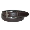 CTM® Men's Leather 1 1/8 Inch Basic Dress Belt with