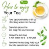 TOG999, Premium 60 Moringa Leaf Tea Bags, 100% Natural &