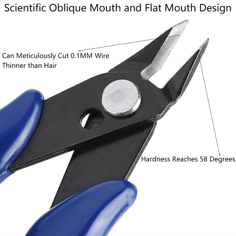Cuifati Wire Cutter, Electronic Diagonal Pliers for 3D Printer, Scissors,