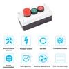 NC Emergency Stop NO Red Green Momentary Push Button Switch