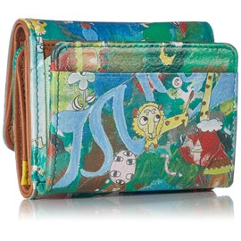 Tsumori Chisato Women's Trifold Mini Wallet Camouflage Safari Green (07), green (07)